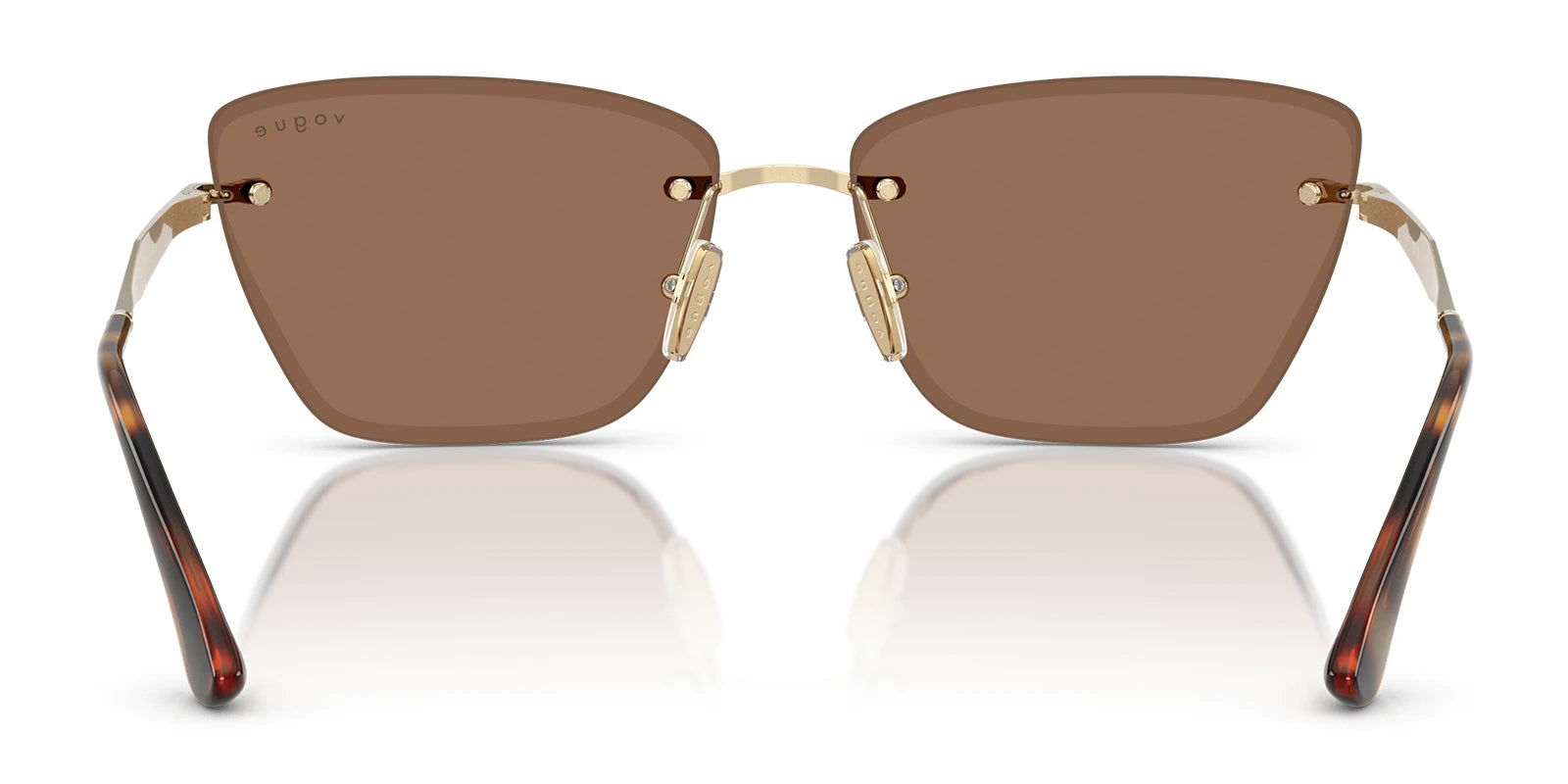 VOUGE VO4332-Gold With Brown Lenses