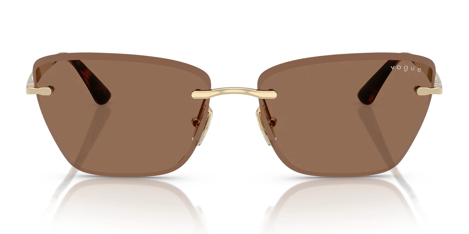 VOUGE VO4332-Gold With Brown Lenses