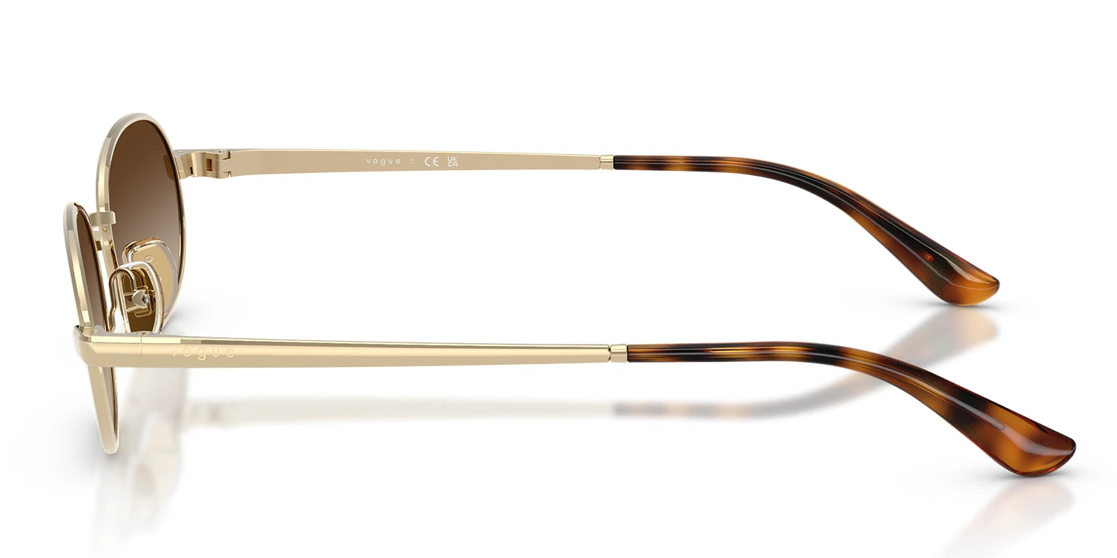 VOUGE VO4353-Pale Gold / Brown Gradient