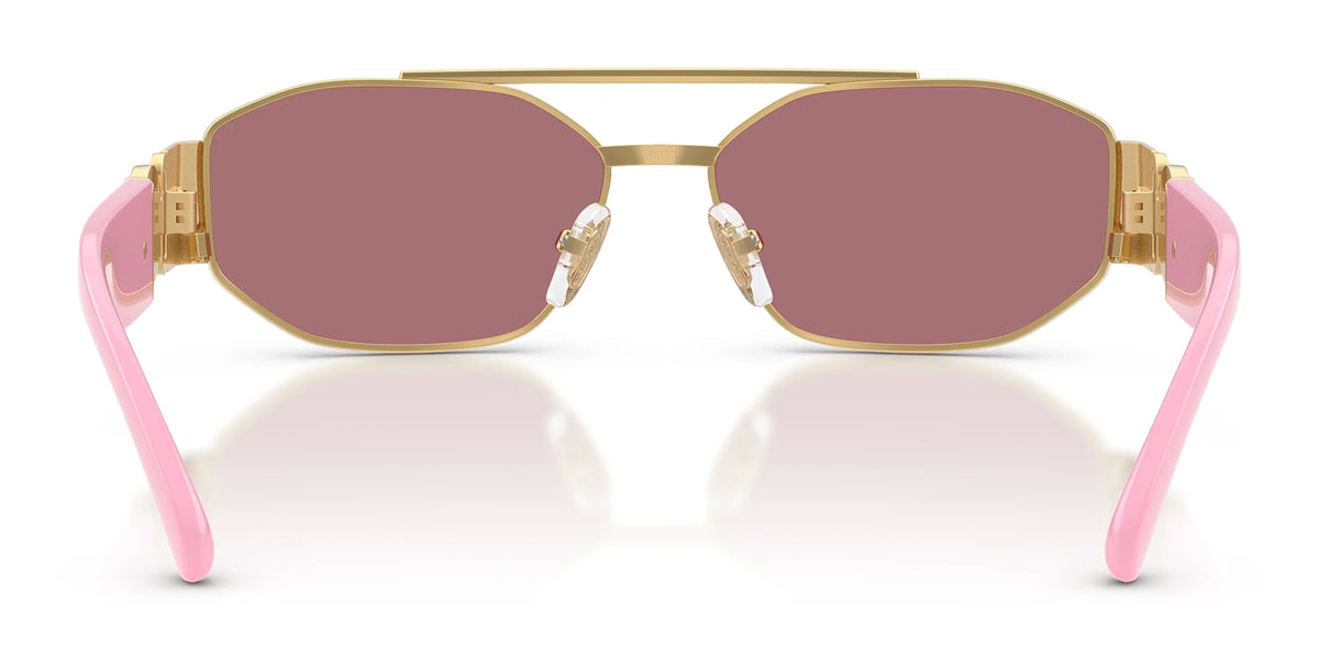 Versace VE2003-Gold With Pink Lenses