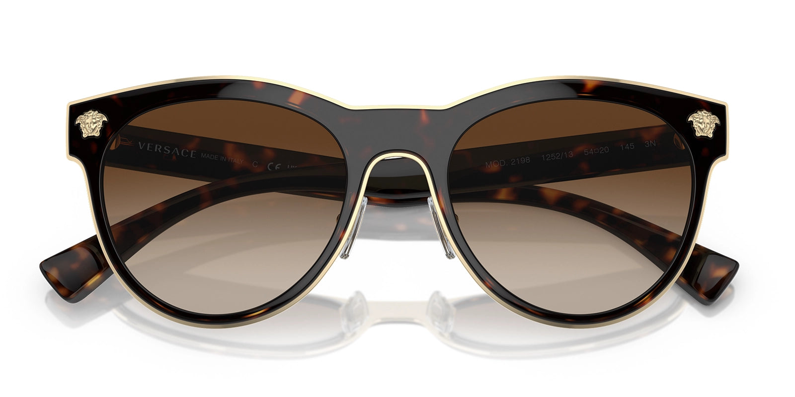 Versace VE2198-Tortoise With Brown Lenses