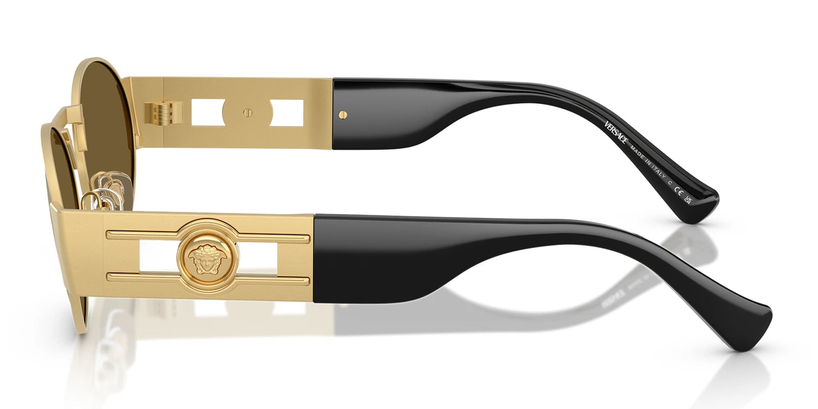 Versace VE2264-Gold With Brown Lenses