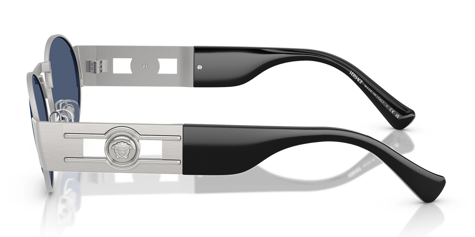 Versace VE2264-Silver With Blue Lenses