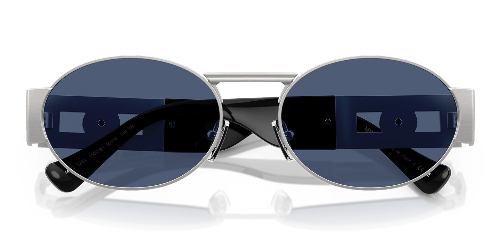 Versace VE2264-Silver With Blue Lenses