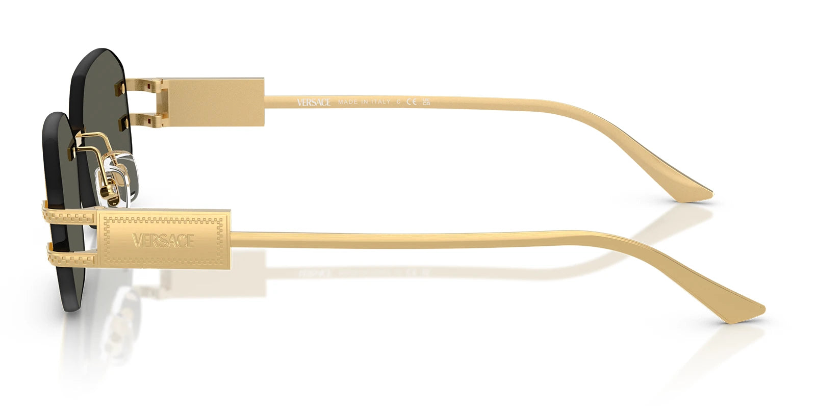 Versace VE2274-Gold With Brown Lenses