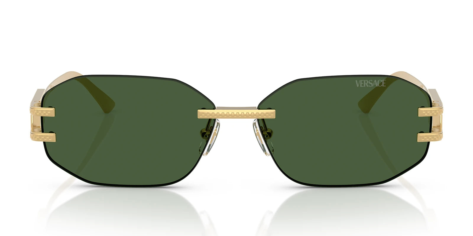 Versace VE2274-Gold With Green Lenses