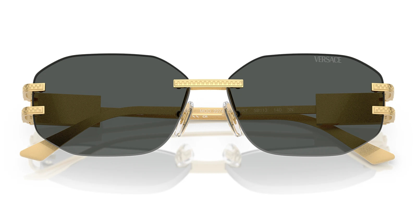 Versace VE2274-Gold With Grey Lenses