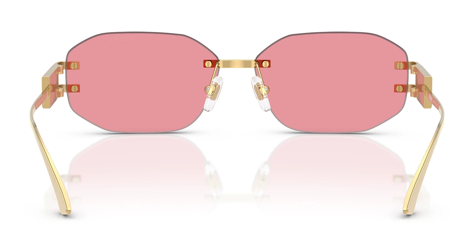 Versace VE2274-Gold With Pink Lenses