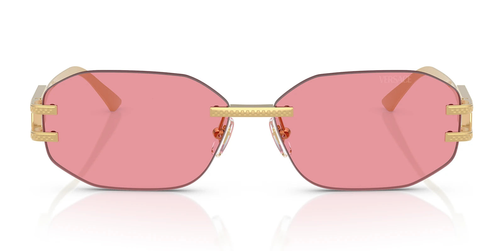 Versace VE2274-Gold With Pink Lenses