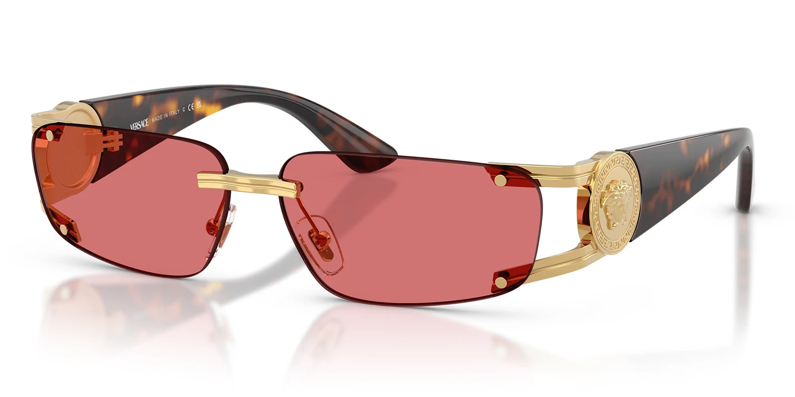 Versace VE2291-Gold / Red Hiper