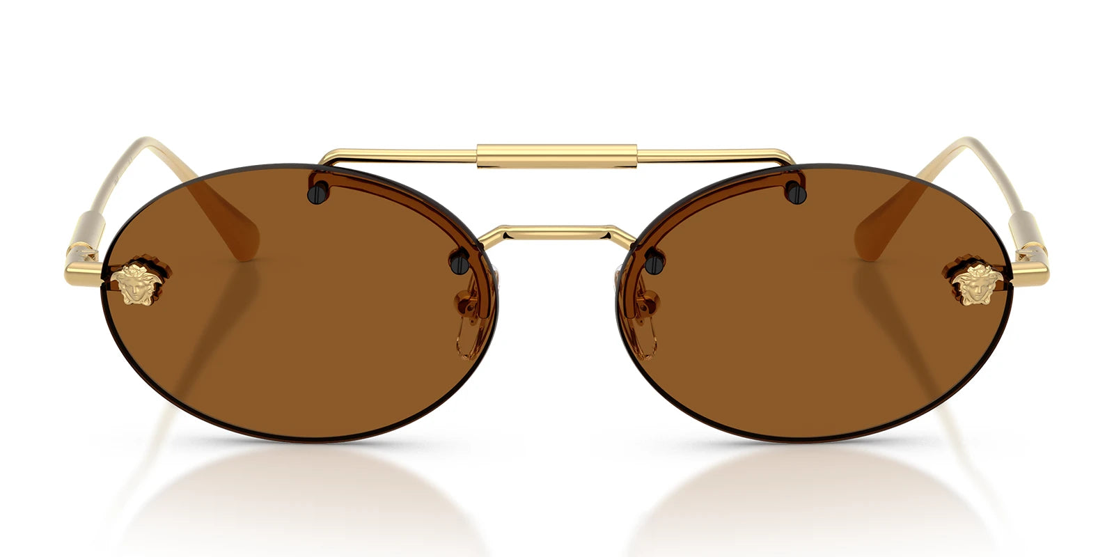 Versace VE2295-Gold With Brown Lenses