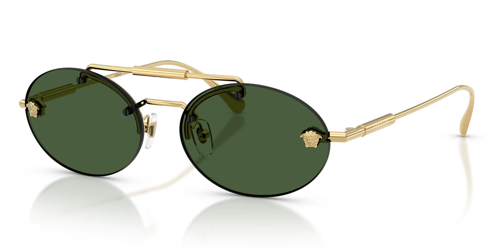 Versace VE2295-Gold With Green Lenses