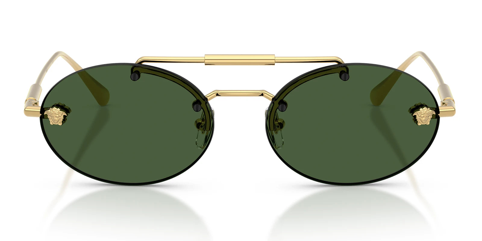 Versace VE2295-Gold With Green Lenses