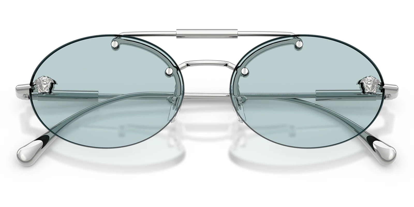 Versace VE2295-Silver / Light Blue
