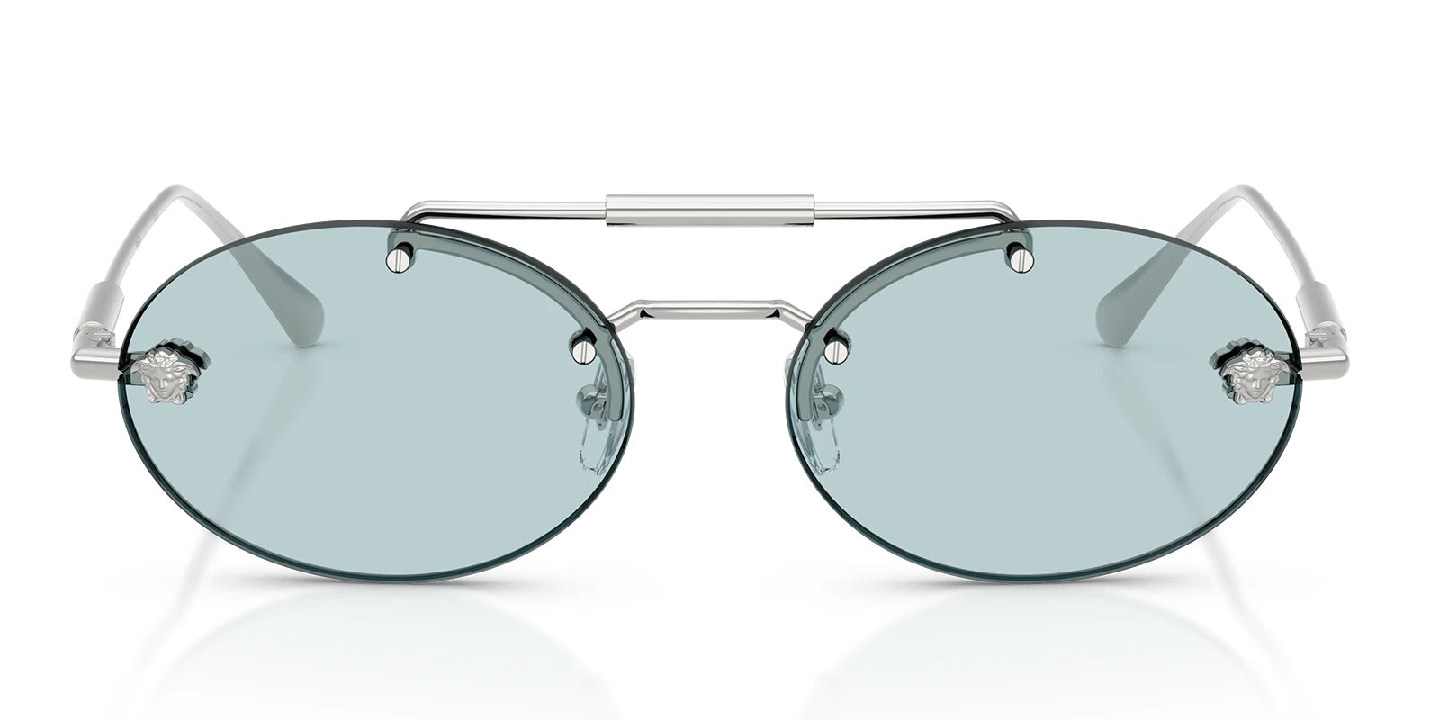 Versace VE2295-Silver / Light Blue