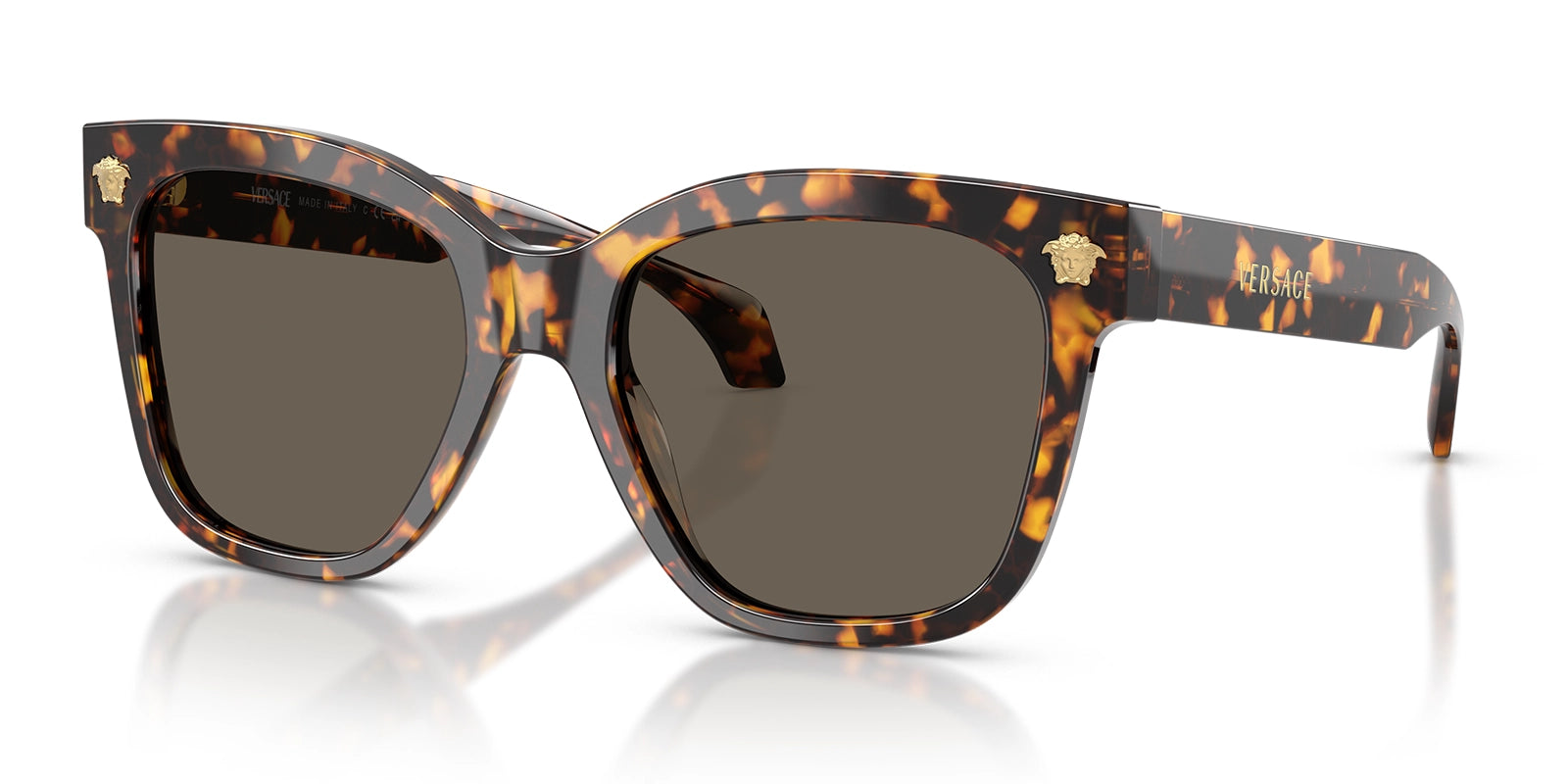 Versace VE4511- Tortoise With Brown Lenses