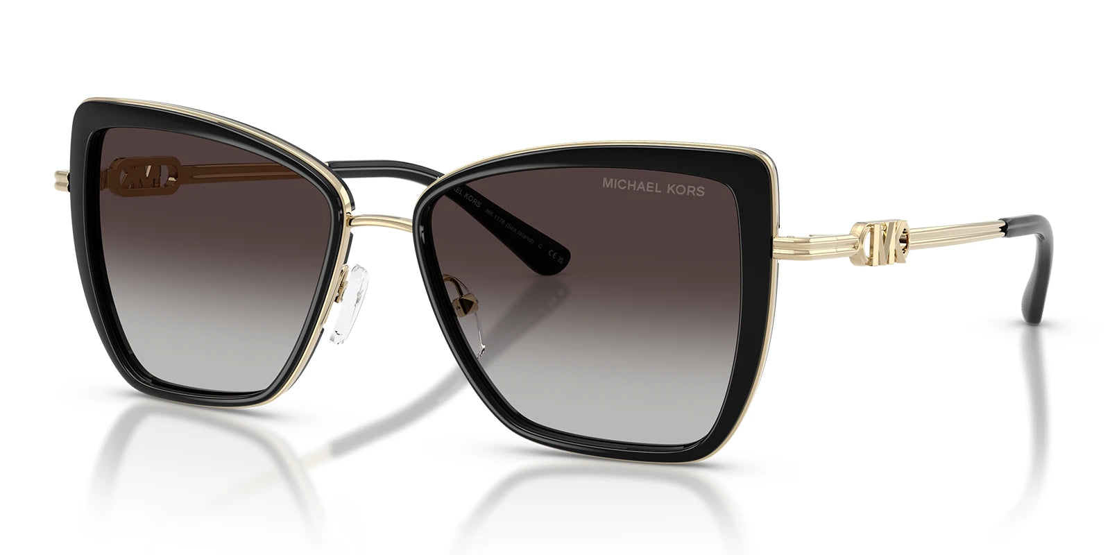 Michael Kors MK1178-Black With Grey Lenses