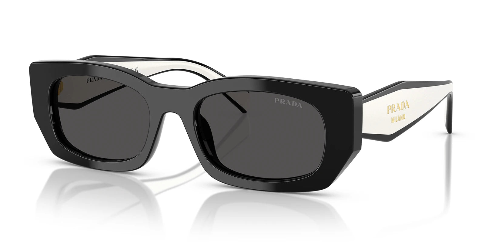 PRADA PRB05S-Black With Grey Lenses