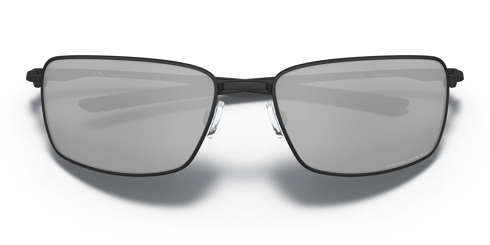 Oakley OO4075 Square Wire-Matte Black / Grey Polarized