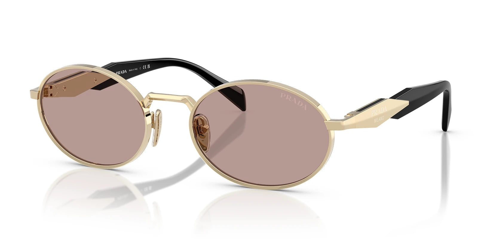 PRADA PR65ZS-Gold With Pink Lenses