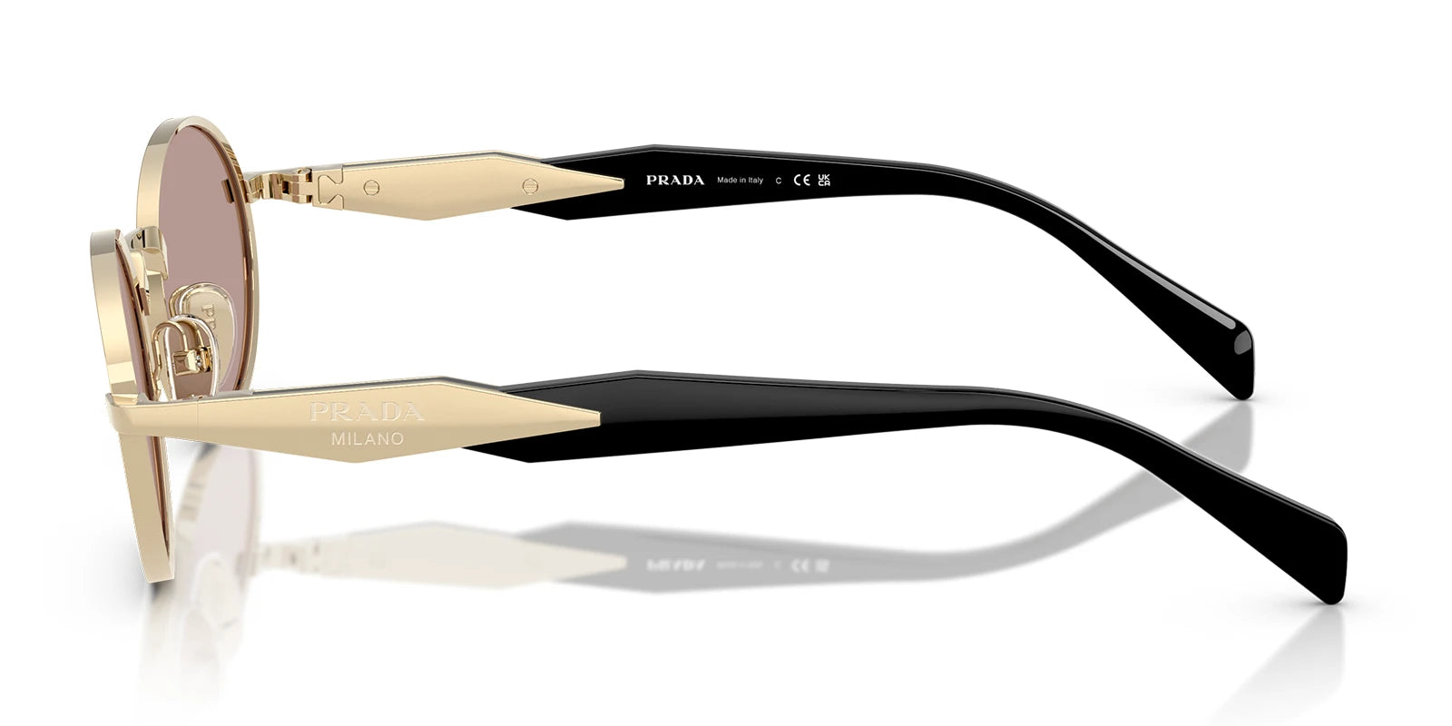 PRADA PR65ZS-Gold With Pink Lenses