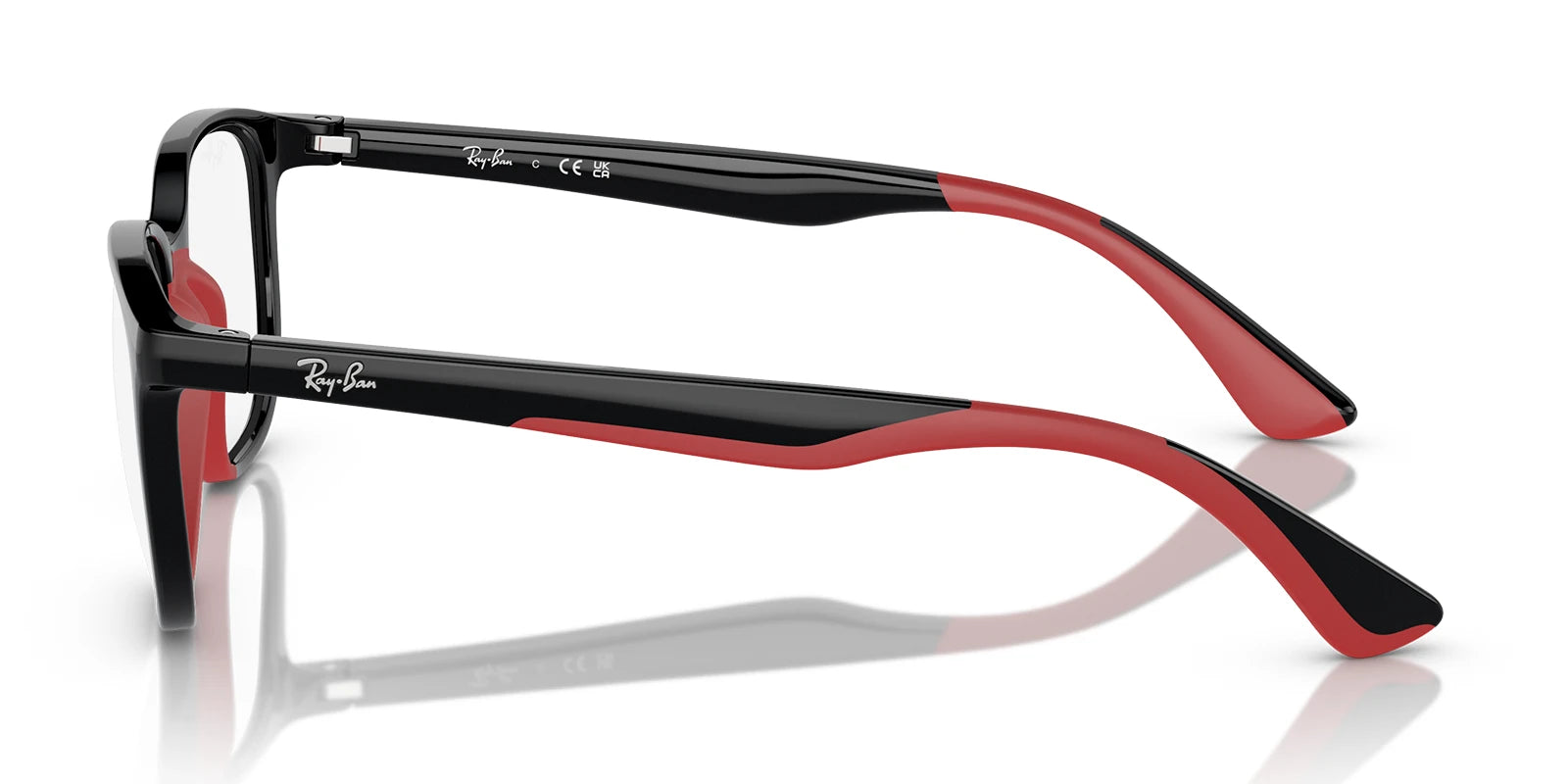 Ray Ban RB9078-Black On Red