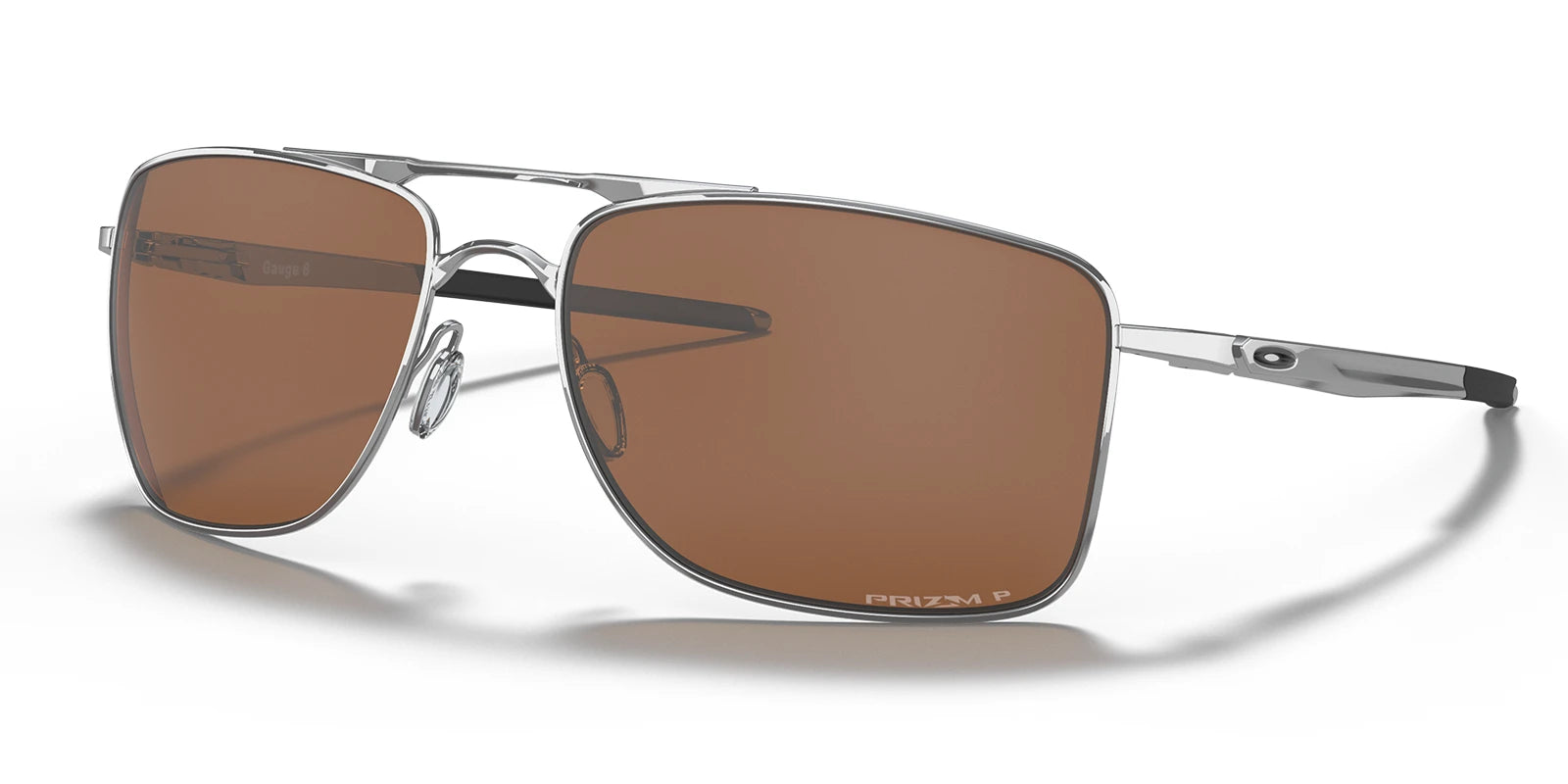 Oakley OO4124 Gauge 8-Silver / Prizm Tungsten Polarized