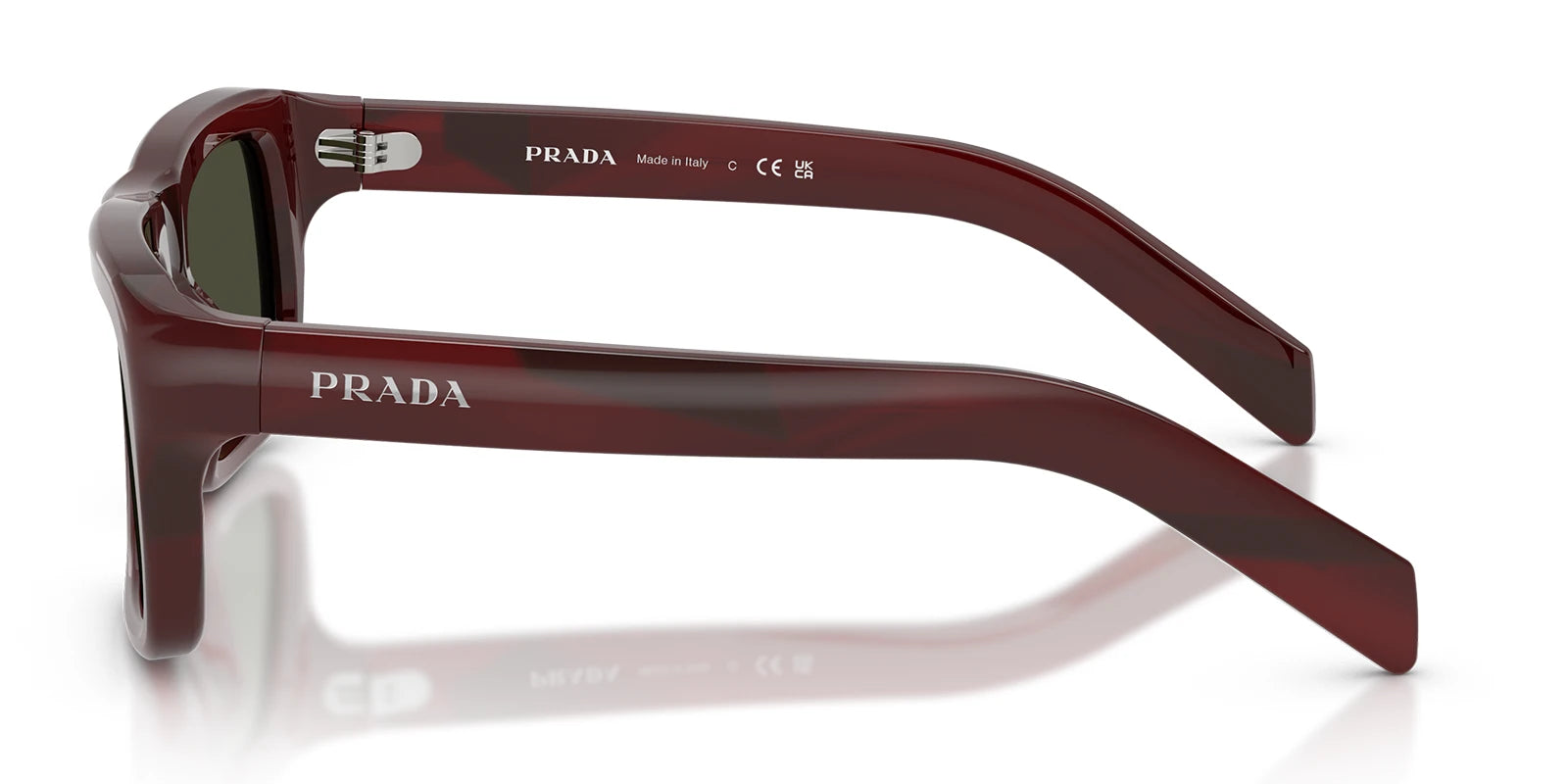 PRADA PRD11S-Pomegranate Tortoise / Green