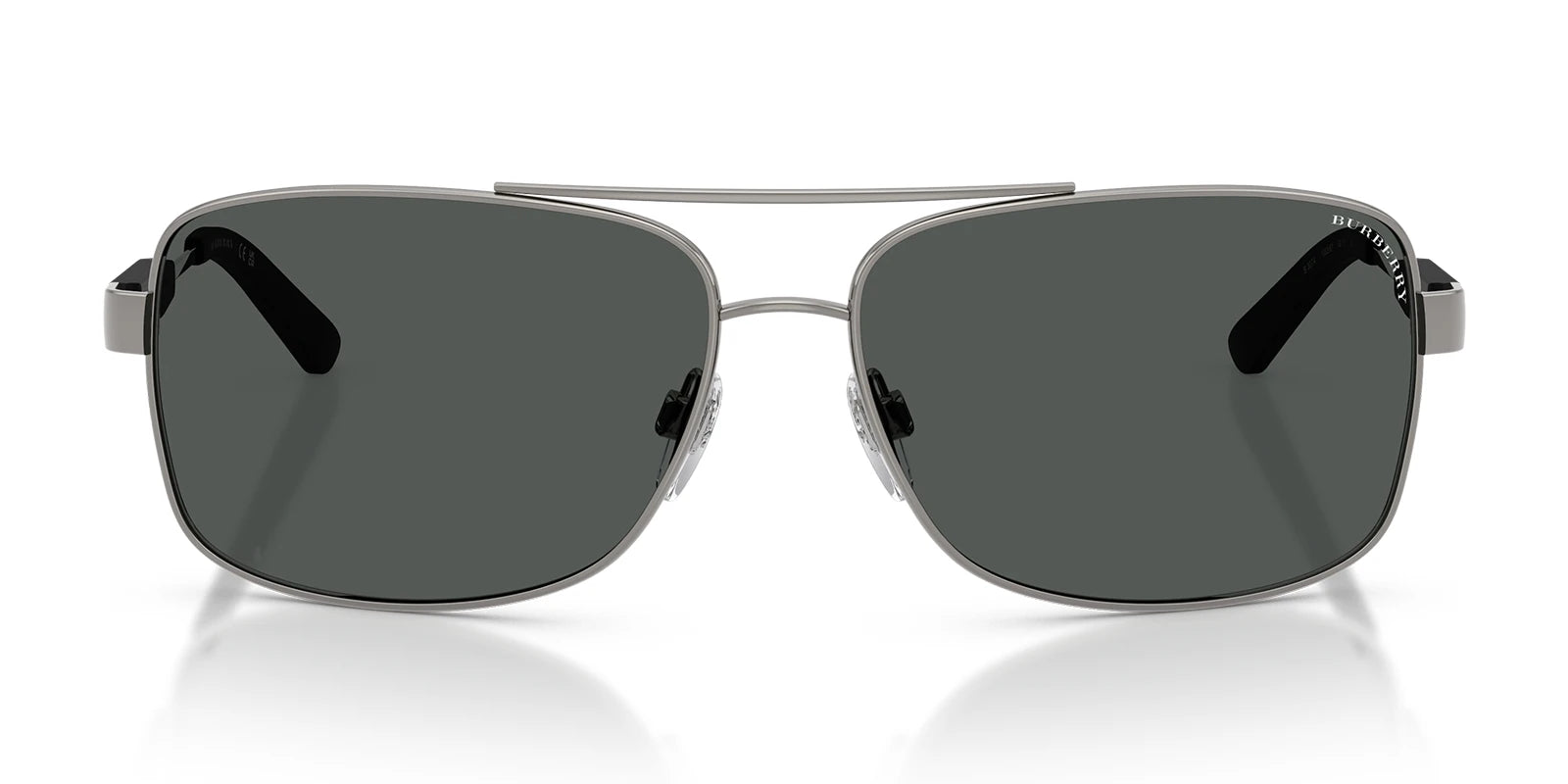 Burberry BE3074-Gunmetal / Grey Lenses 