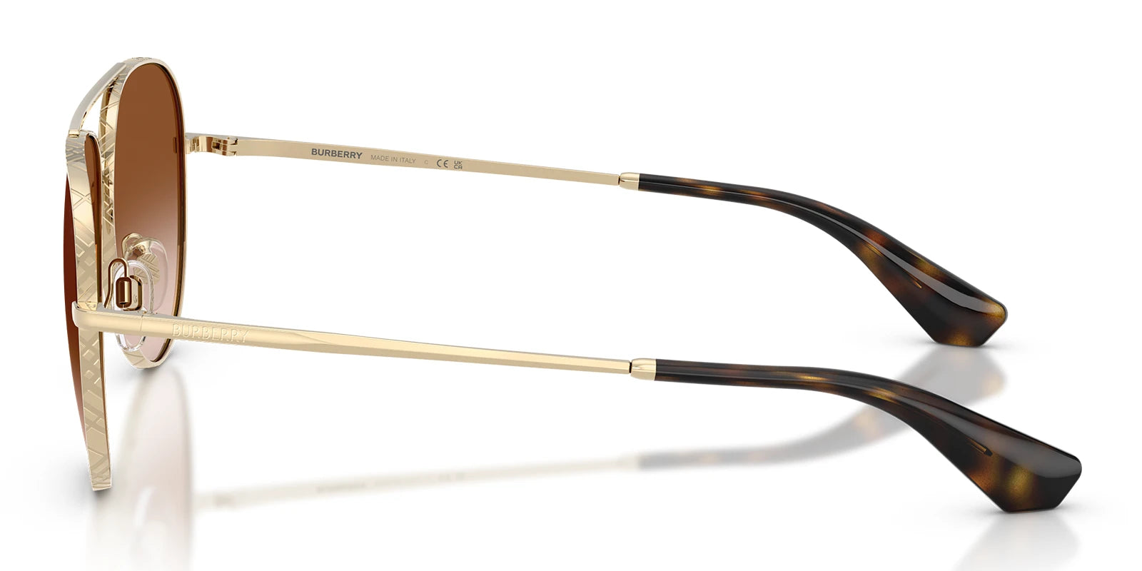Burberry BE3172-Pale Gold / Brown Gradient