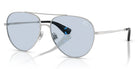 Burberry BE3172-Silver / Azure Blue Grey