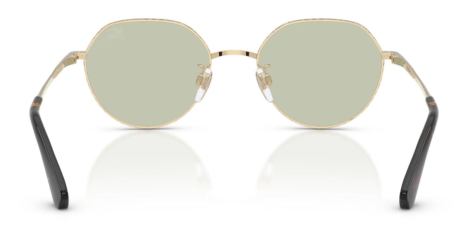 Burberry BE3173-Gold With Green Lenses