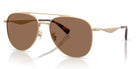 COACH HC7190-Gold With Brown Lenses