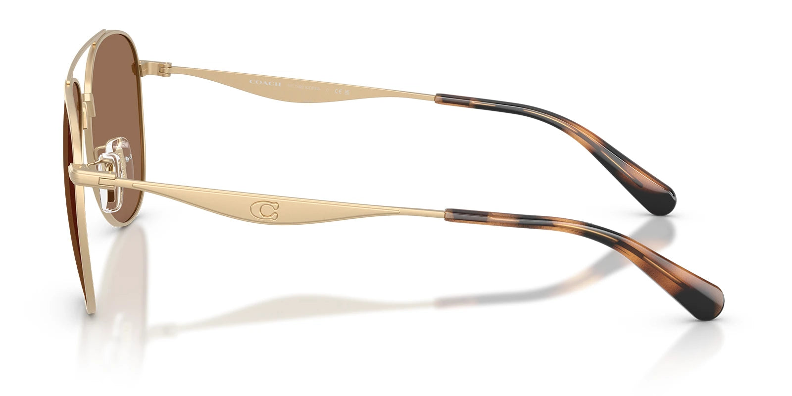 COACH HC7190-Gold With Brown Lenses