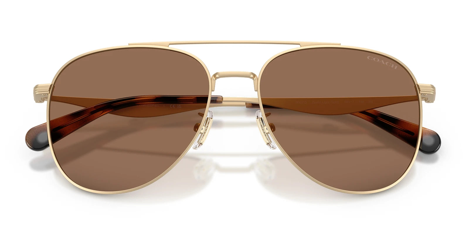 COACH HC7190-Gold With Brown Lenses