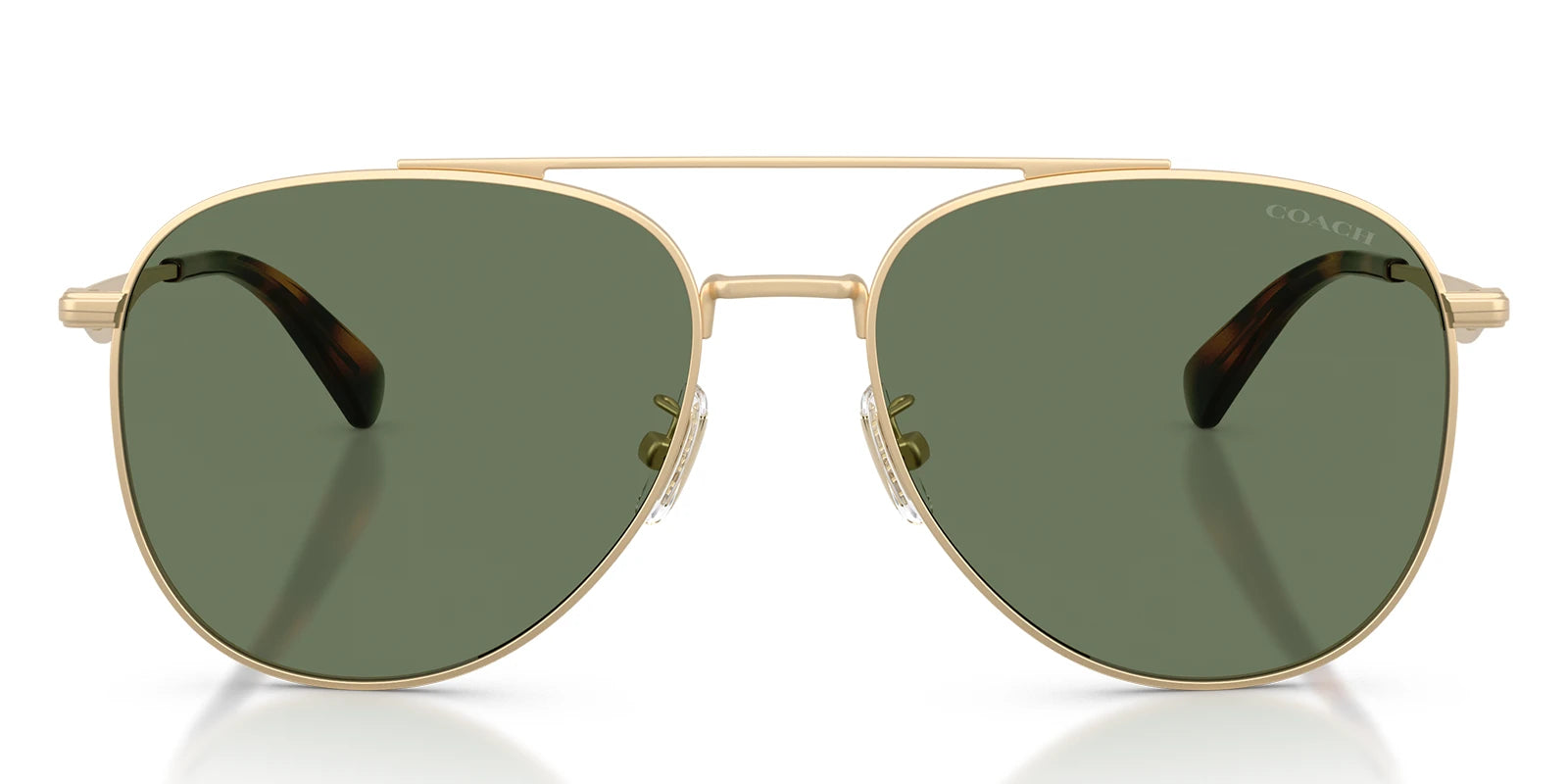 COACH HC7190-Gold With Green Lenses