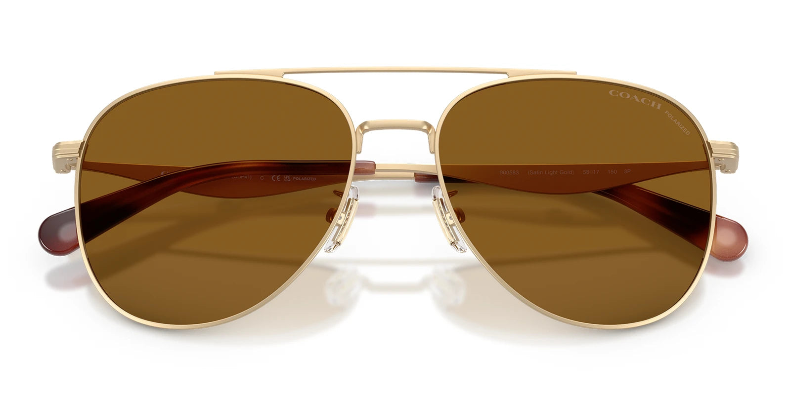 COACH HC7190-Gold / brown polarized