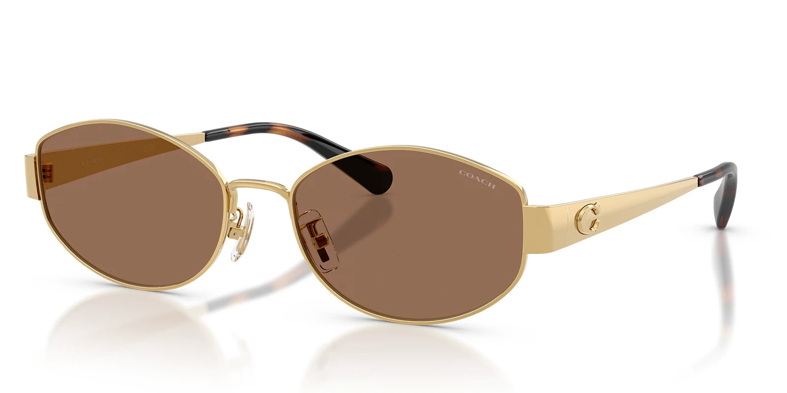 COACH HC7192-Gold With Brown Lenses