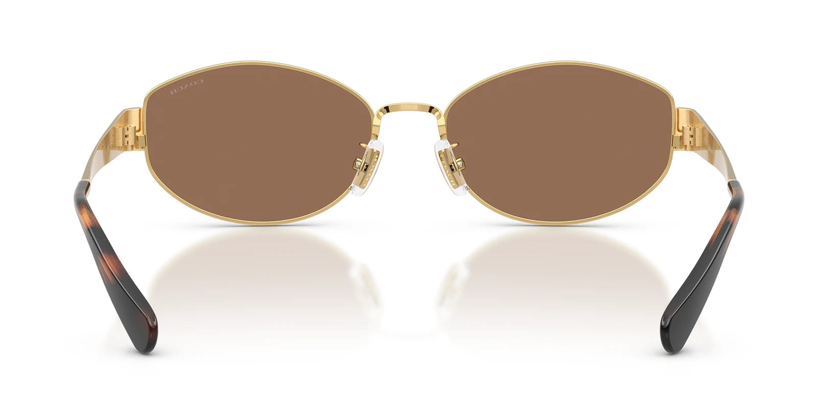 COACH HC7192-Gold With Brown Lenses