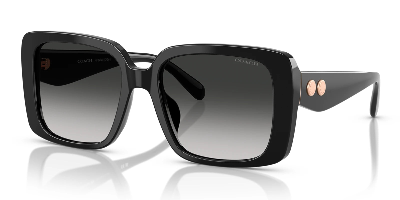 COACH HC8424-Black With Grey Gradient
