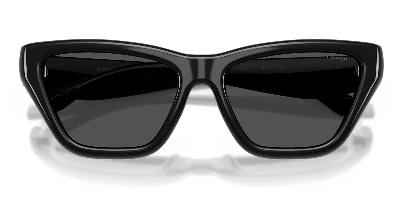 COACH HC8449-Black With Grey Lenses