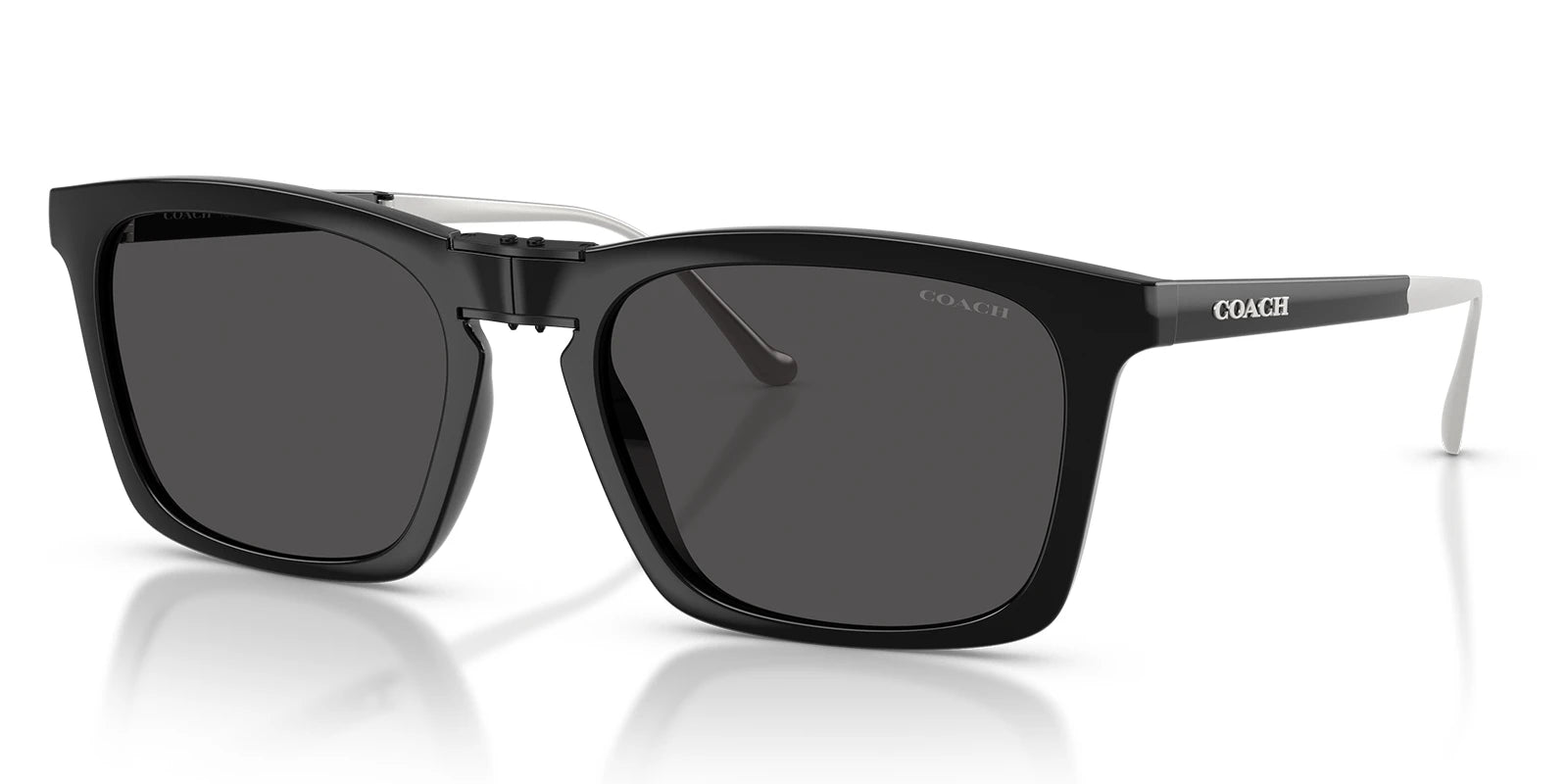 COACH HC8455-Black With Grey Lenses