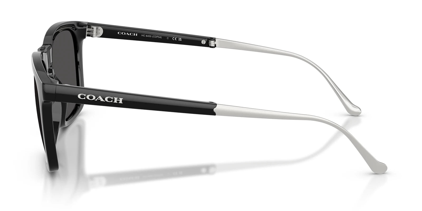 COACH HC8455-Black With Grey Lenses