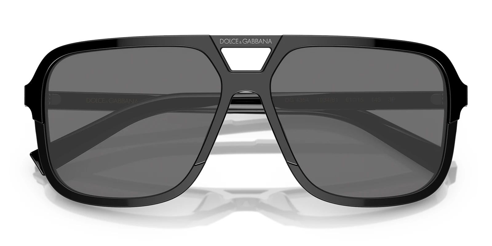 Dolce & Gabbana DG4354-Matte Black / Grey Polarized