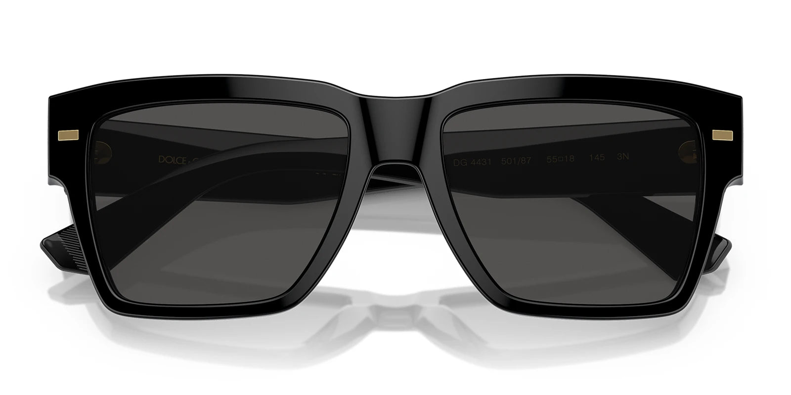 Dolce & Gabbana DG4431-Black With Grey Lenses