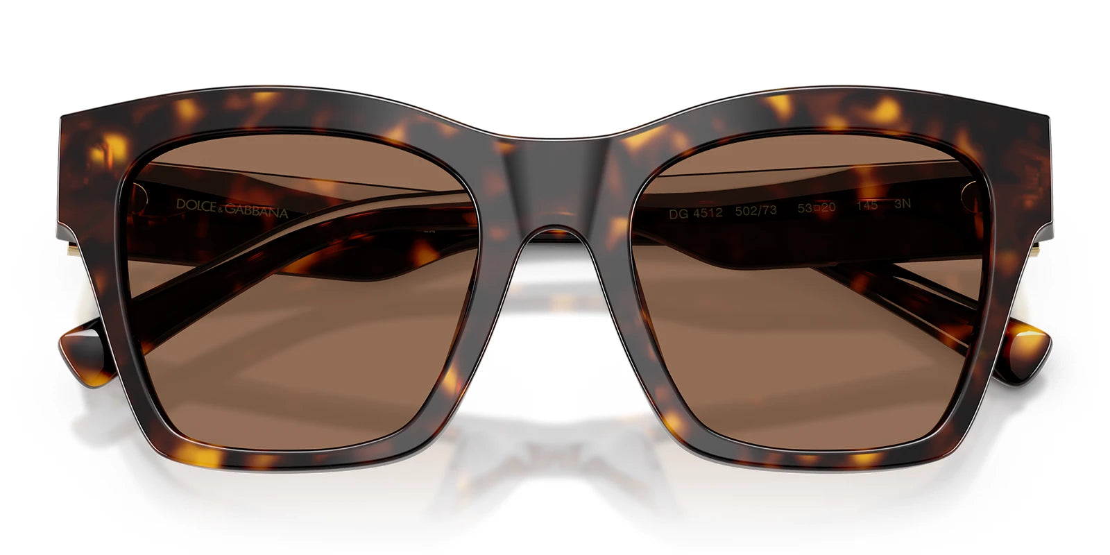 Dolce & Gabbana DG4512-Tortoise With Brown Lenses