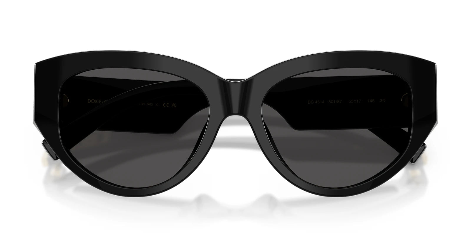 Dolce & Gabbana DG4514-Black With Grey Lenses