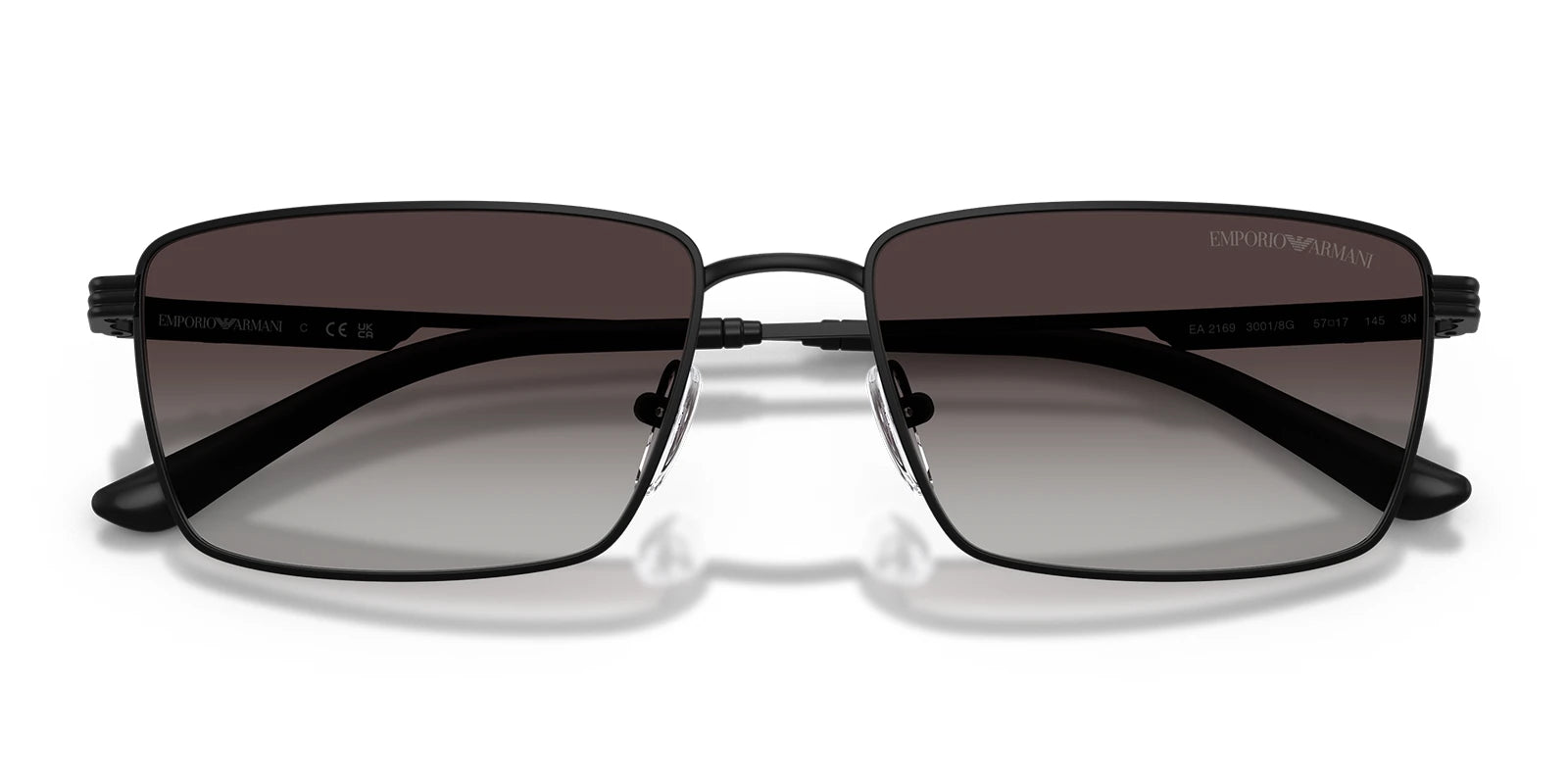 Emporio Armani EA2169-Matte Black / Grey Gradient