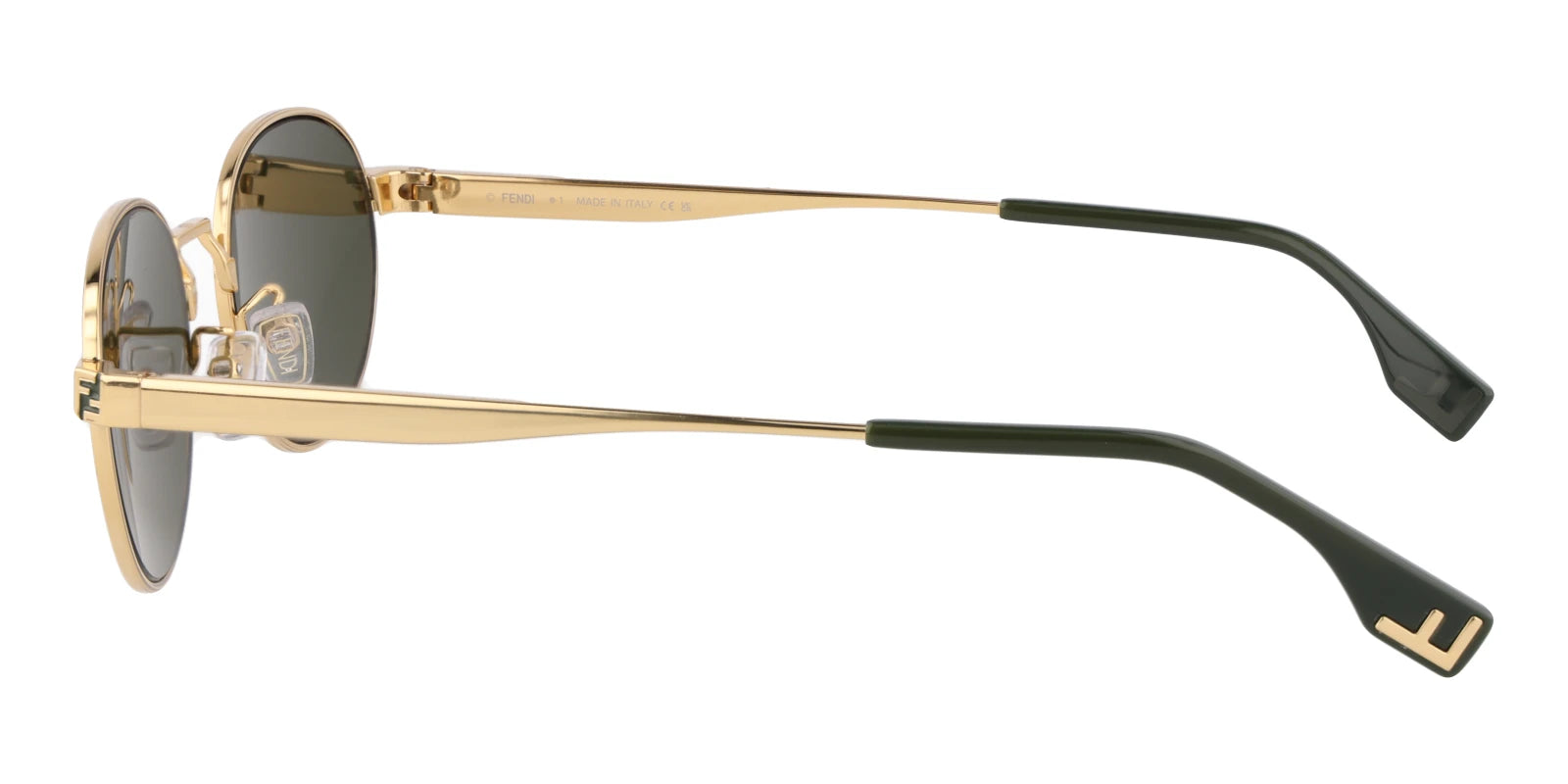 Fendi FE4018-Gold With Green Lenses