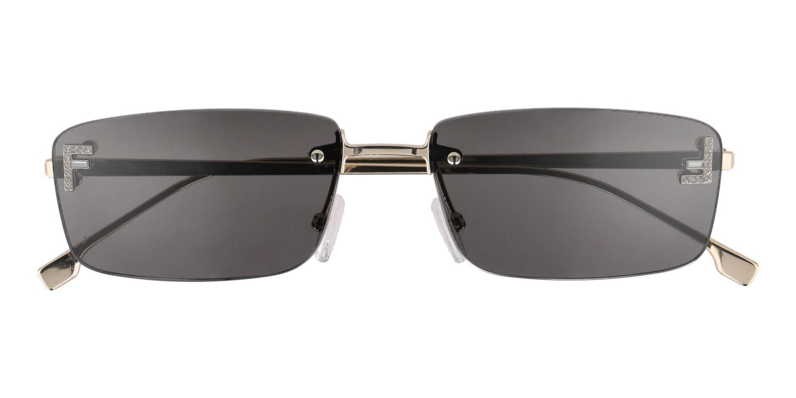 Fendi FE4172-Gold With Grey Lenses